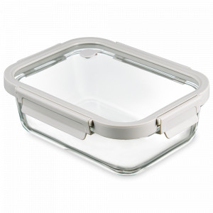 Контейнер для запекания и хранения прямоугольный, 1,5 л, боросиликатное стекло, серый, SMART SOLUTIONS, Россия, SMART SOLUTIONS (Россия)