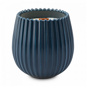 Свеча ароматическая с деревянным фитилём Italian Cypress, 60 часов, синий, серия Edge, TKANO, Россия, Свечи