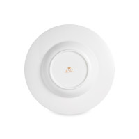 Тарелка суповая, 23 см, костяной фарфор, белый, стальной, серия Платиновая пыль, NARUMI, Япония_00814470040732016763.jpg