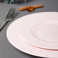 Сервиз чайно-столовый на 1 персону, 4 предмета, фарфор, розовый, серия Рассвет, DECOR DE TABLE, Россия_00818470056815785190.jpg