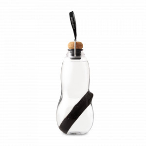 для воды Eau good с фильтром-ионизатором, 800 мл, Binchotan, пищевой пластик, пробка, металл, 9 x 23,5 x 9 см, черный, BLACK+BLUM (Великобритания)