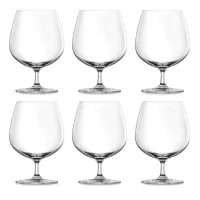 Набор из 6-ти бокалов для коньяка, 650 мл, бессвинцовый хрусталь, серия Shanghai Soul, LUCARIS, Таиланд, 