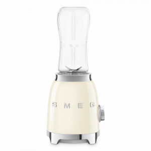 Блендер -мини стационарный, 600 мл, нержавеющая сталь, тритан, кремовый, SMEG, Италия, SMEG (Италия)