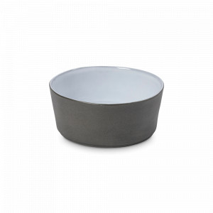 Салатник порционный White, 14 см, керамика, белый, серый, серия Lagoa Eco Gres, COSTA NOVA, Португалия, Пиалы, салатники индивидуальные