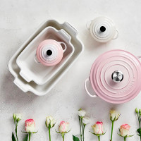 Форма для запекания, 26 х 19 см, керамика, розовый, серия Shell Pink, LE CREUSET, Франция_00805150057998414933.jpg