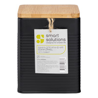 Банка квадратная для хранения соли, 1.7 л, углеродистая сталь, бамбук, графит, серия Irmel, SMART SOLUTIONS, Россия_00818840047967772390.jpg