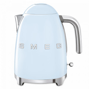 Чайник электрический, 1,7 л, нержавеющая сталь, пластик, 24,6 x 22,3 x 17 см, голубой, SMEG, Италия, SMEG (Италия)