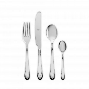 Набор столовых приборов на 6 персон, 24 предмета, серия Diamante, THE LUXURY ART MEPRA, Италия, Столовые приборы Италия