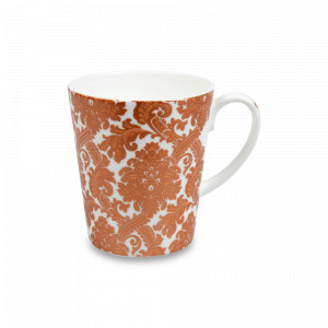 Кружка в подарочной коробке «Медное кружево», 600 мл, фарфор, белый, декор, KOENITZ, Германия, Большие кружки