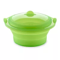 Вставка - пароварка складная, 19 х 22 см, силикон, зеленый, LEKUE, Испания, 