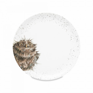 Тарелка обеденная «Сова», 26.5 см, костяной фарфор, белый, декор, серия Wrendale Designs, ROYAL WORCESTER, Великобритания, ROYAL WORCESTER (Великобритания)
