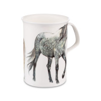 Кружка «Лошадка Серая  Ланкастер», 320 мл, костяной фарфор, декор, серия Ланкастер, ROY KIRKHAM, Великобритания_00814130039552612175.jpg