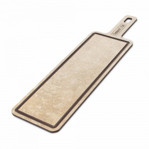 Доска композитная с желобом для сервировки и подачи, 42х12см, порфир кремовый, серия ProFashion, ComposeEat, Россия, COMPOSE EAT (Россия)