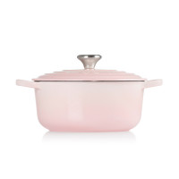Кастрюля с крышкой, 2,4 л, 20 см, чугун, розовый, серия Shell Pink, LE CREUSET, Франция_00801110054499515015.jpg