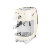 Кофемашина - эспрессо, нержавеющая сталь, пластик, кремовый, SMEG, Италия