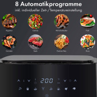 Аэрофритюрница , 5 л, пластик, нержавеющая сталь, пластик, черный, CLATRONIC, Германия_00817850062138887817.jpg