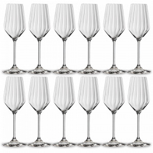 Набор из 12-ти бокалов для шампанского, 310 мл, хрустальное стекло, серия Lifestyle, SPIEGELAU, Германия, Lifestyle Spiegelau