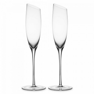 Набор из 2-х бокалов для шампанского, 190 мл, 27.5 см, стекло, серия Geir, LIBERTY JONES, Россия, Бокал-флейта для шампанского