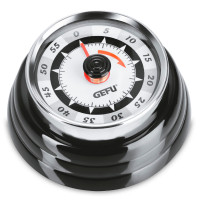 Таймер Retro, 7,3 см, металл, черный, GEFU, Германия