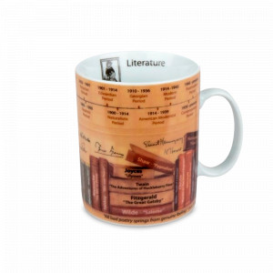 Кружка «Литература», 490 мл, фарфор, декор, KOENITZ, Германия, Большие кружки