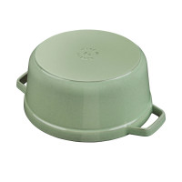Кокот круглый, 2.2 л, 20 см, чугун, мятный, серия La Cocotte, STAUB, Франция_00815120045935345302.jpg