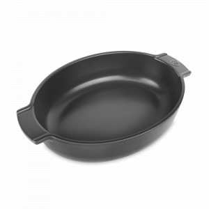 Форма для запекания овальная, 31 х 20 см, 2.2 л, керамика, графитовый, серия Slate, PEUGEOT CERAMIC, Франция, Скидка до -35% на PEUGEOT CERAMIC