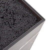 Подставка для кухонных ножей, 11 х 11 х 24 см, композитный материал, мрамор Сахара Brown, серия Elegance, ComposeEat, Россия_00822610061381557062.jpg