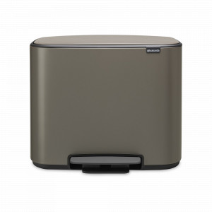 Контейнер для мусора с педалью, 36 л, нержавеющая сталь, хаки, серия BO PEDAL BIN, BRABANTIA, Бельгия, BRABANTIA (Бельгия)