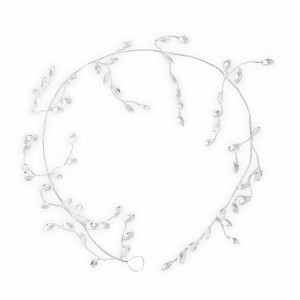 Украшение ветка - гирлянда декоративная Кристаллы, 1.2 м, акрил, металл, серебристый, серия Event, ANNA LAFARG, Китай, Новогодний Декор ANNA LAFARG