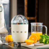 Соковыжималка для цитрусовых, нержавеющая сталь, тритан, кремовый, SMEG, Италия_00814480075584846738.jpg