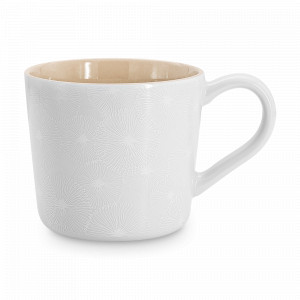 Кружка , 450 мл, фарфор, бежевый, серия Frost, HOME &amp; STYLE, Китай, Большие кружки