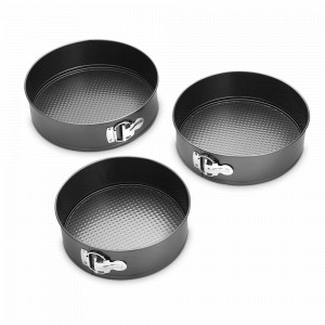 Набор из 3-х разъемных форм для выпекания, сталь, антрацит, серия MasterClass, KITCHEN CRAFT, Великобритания, Формы для выпечки Kitchen Craft