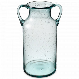 Ваза для цветов, 29 см, стекло, голубой, серия Flowi, LIBERTY JONES, Россия, Flowi LIBERTY JONES