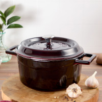 Кастрюля с крышкой , 2,8 л, 20 см, чугун, баклажан, LAVA, Турция_00818480053391606971.jpg
