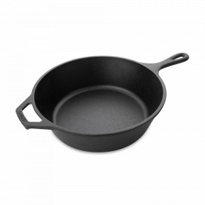 Чугунная сковорода с толстым дном с двумя ручками, 26 см, LODGE, США, LODGE (США)