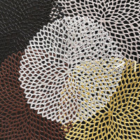 Салфетка подстановочная, винил, 36х39 см, серия Pressed dahlia, CHILEWICH, США_00779470057233066351.jpg