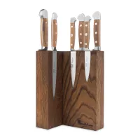 Набор из 6-ти кухонных ножей на подставке, серия Alpha Fasseiche, GUDE, Германия, 