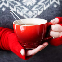 Кружка для капучино, 0,4 л, керамика, красный, серия Cerise, LE CREUSET, Франция_00797730041460944465.jpg