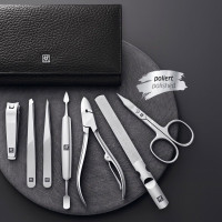 Набор маникюрный в кожаном футляре, цвет черный, 7 предметов, Classic Inox, ZWILLING J.A. HENCKELS, Германия_00818530053742155267.jpg