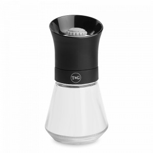 Мельница с солью Tip Top, 14 см, металл, стекло, прозрачный, черный, T&amp;G, Великобритания, Мельницы для специй