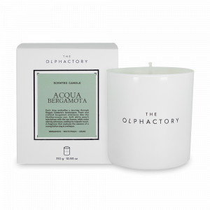 Свеча ароматическая «Acqua Bergamota», 60 часов горения, воск, стекло, серия The Olphactory, AMBIENTAIR, Испания, Свечи AMBIENTAIR
