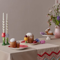 Блюдо сервировочное Spring, 29 см, фарфор, красный, серия Blossom, TKANO, Китай_00822870054723983375.jpg