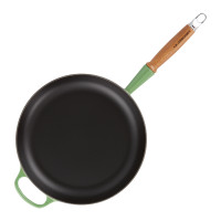 Сковорода , 28 см, чугун, зеленый, серия Bamboo Green, LE CREUSET, Франция_00807420060917102003.jpg