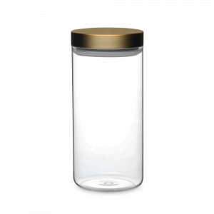 Банка для хранения, 1.5 л, 10 х 22 см, стекло, металл, серия MasterClass, KITCHEN CRAFT, Великобритания, Банки для хранения Kitchen Craft