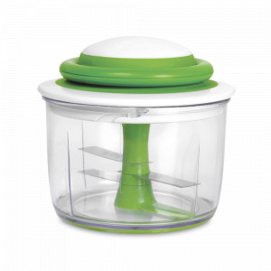 Измельчитель овощей VeggiChop, нержавеющая сталь, пластик, зеленый, серия Chef'n, KITCHEN CRAFT, Великобритания, Kitchen Craft Healthy Eating