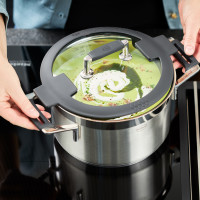 Набор посуды Silence PRO, 7 предметов: 3 кастрюли, 1 ковш, 3 стеклянные крышки, нержавеющая сталь, серия Silence PRO, ROESLE, Германия_00805320036653612834.jpg