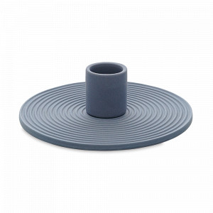 Подсвечник , 12 см, керамика, темно-синий, серия Essential, TKANO, Россия, Подсвечники и канделябры