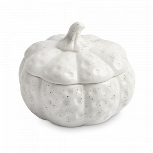 Банка для хранения «Тыква», 18 х 16 см, 1.3 л, керамика, белый в крапинку, серия Light Pumpkin, ANNA LAFARG, Китай, Light Pumpkin ANNA LAFARG