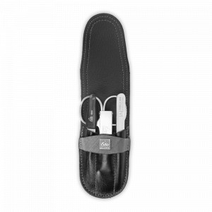 Набор маникюрный в кожаном футляре, 4 предмета, ERBE, Германия, Скидки -25% на маникюрные наборы