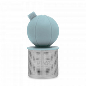 Ситечко для заваривания чая «Поплавок», 4,8 х 8,4 см, нержавеющая сталь, силикон, серо-голубой, серия Infusion, VIVA Scandinavia, Дания, Ситечки для чая